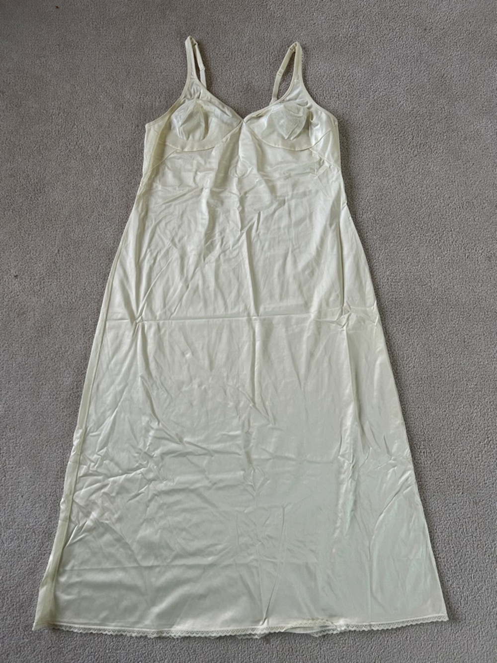 Vanity Fair Ivory Full Slip Dress - Soft Lightweight Lingerie